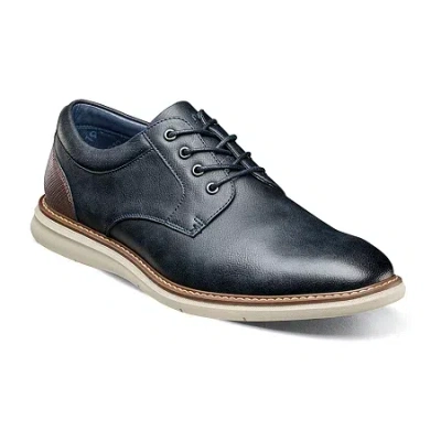 Nunn Bush Chase Mens Round Closed Toe Oxford Shoes In Black