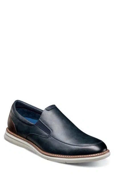 Nunn Bush Chase Moc Toe Loafer In Navy Multi