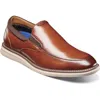 Nunn Bush Chase Moc Toe Slip-on In Cognac Multi