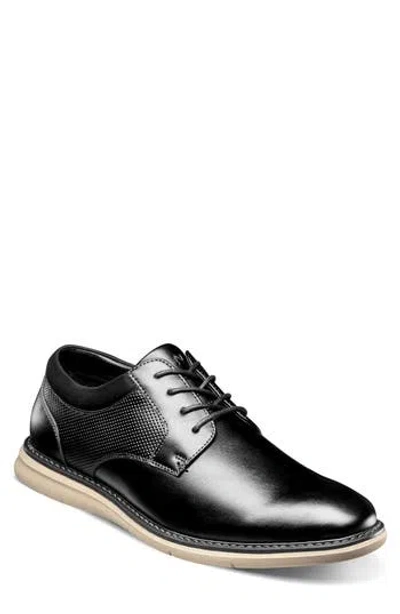 Nunn Bush Chase Plain Toe Derby In Black Multi