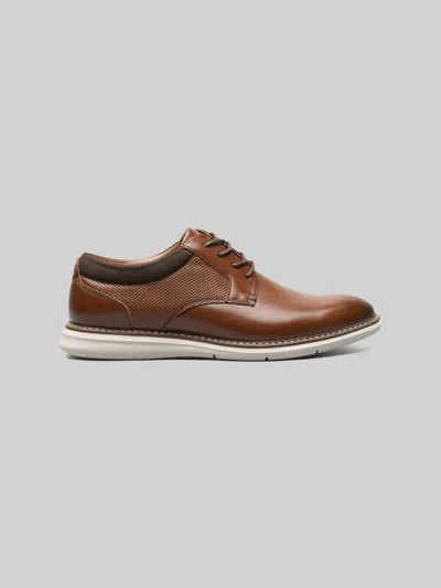 Nunn Bush Chase Plain Toe Oxfords Cognac - Size: 11 Wide In Brown