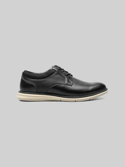 Nunn Bush Chase Plain Toe Oxfords In Black