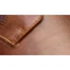 Nunn Bush Circuit Leather Plain Toe Derby In Brandy
