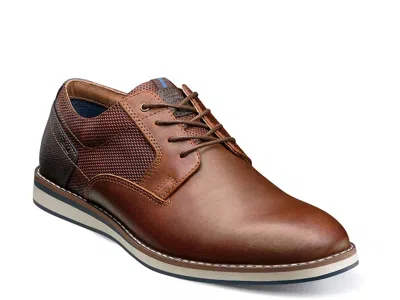 Nunn Bush Circuit Plain Toe Oxford In Brown