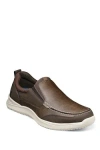 Nunn Bush Conway Moc Toe Slip-on Sneaker In Brown