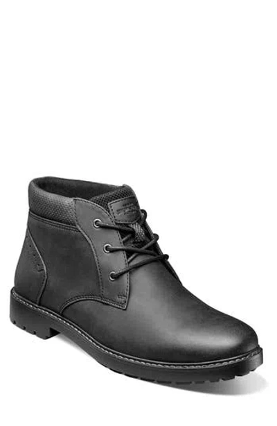 Nunn Bush Delton Plain Toe Chukka Boot In Black