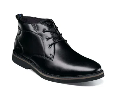 Nunn Bush Mens Denali Flat Heel Chukka Boots In Black