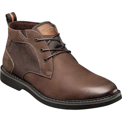 Nunn Bush Denali Mens Lace-up Leather Chukka Boots In Brown