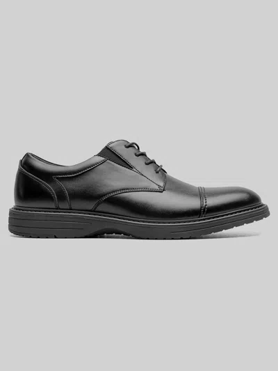 Nunn Bush Gates Cap Toe Oxfords In Black