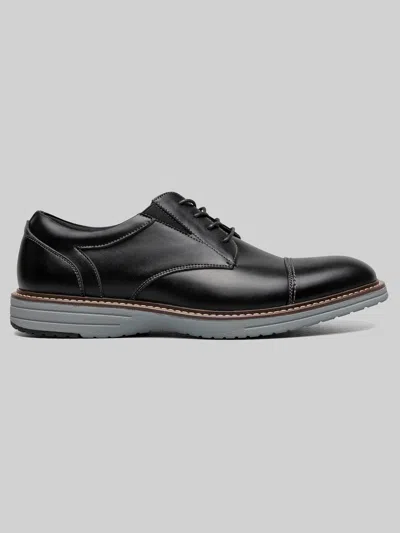 Nunn Bush Gates Cap Toe Oxfords In Black