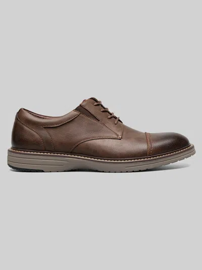 Nunn Bush Gates Cap Toe Oxfords In Brown