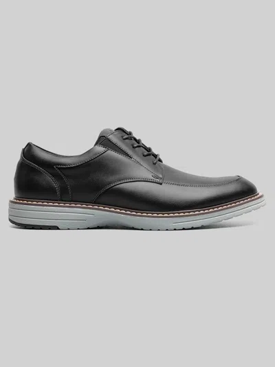 Nunn Bush Gates Moc Toe Oxfords In Black