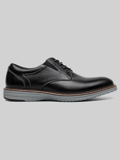 Nunn Bush Gates Plain Toe Oxfords In Black