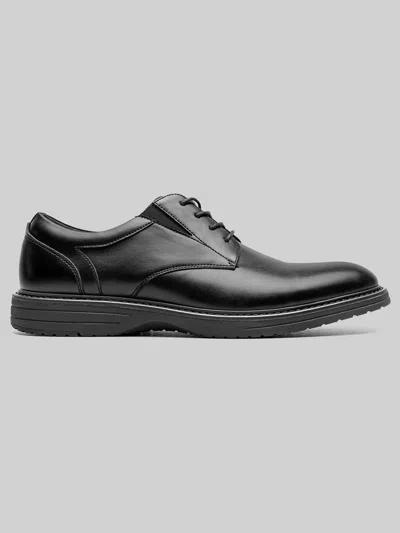 Nunn Bush Gates Plain Toe Oxfords In Black
