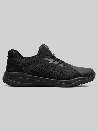 Nunn Bush Grazie Work Splash Guard Oxford Sneakers In Black
