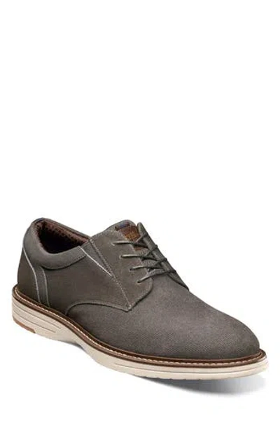 Nunn Bush Griff Plain Toe Derby In Gunmetal