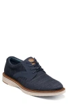 Nunn Bush Griff Plain Toe Derby In Navy Multi