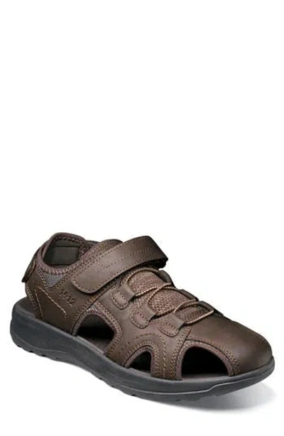 Nunn Bush Huck Sport Sandal In Brown