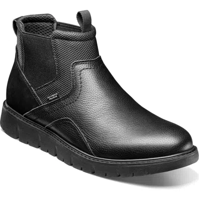 Nunn Bush Karnak Plain Toe Chelsea Boot In Black