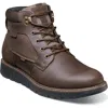 Nunn Bush Karnak Water Resistant Plain Toe Boot In Brown Ch