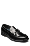 Nunn Bush Keaton Kiltie Fringe Tassel Loafer In Polished Black
