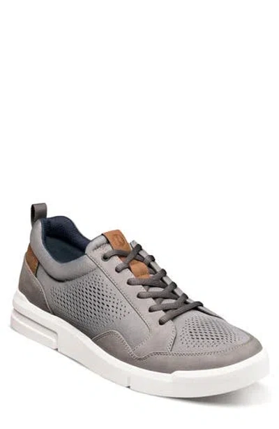 Nunn Bush Rally Mesh Sneaker Mens Moc Closed Toe Oxford Shoes In Gray