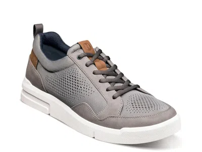 Nunn Bush Rally Mesh Sneaker Mens Moc Closed Toe Oxford Shoes In Gray