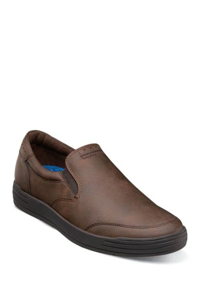 Nunn Bush Kore City Walk Slip-on Sneaker In Dark Brown