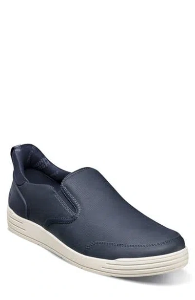 Nunn Bush Kore City Walk Slip-on Sneaker In Navy Multi