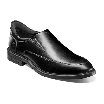 Nunn Bush Kore Ez Hero Mens Moc Closed Toe Slip-on Shoe In Black