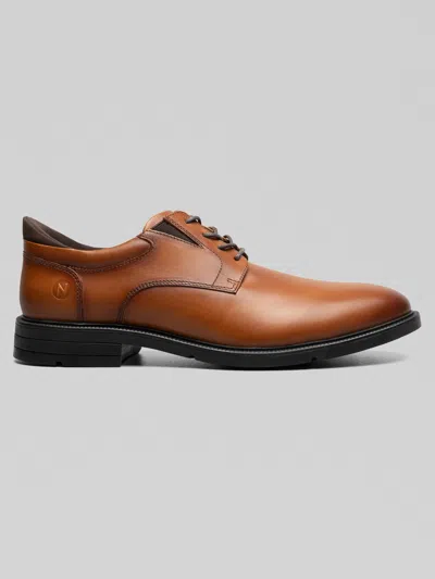 Nunn Bush Kore Ez Icon Plain Toe Oxfords Cognac - Size: 7.5 D-width In Brown