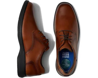 Nunn Bush Kore Pro 84942-221 Oxford Men's 10 Brown Leather Dress Shoes Rhs3436
