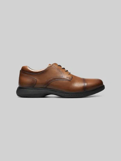 Nunn Bush Kore Pro Bicycle Cap Toe Oxfords Cognac - Size: 8 Wide In Multi