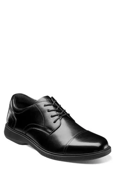 Nunn Bush Kore Pro Cap Toe Derby In Black