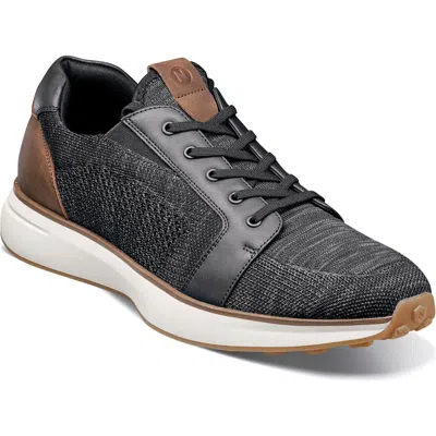 Nunn Bush Kore Swift Knit Lace-to-toe Sneakers In Black