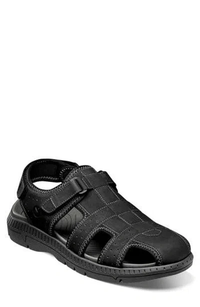 Nunn Bush Laguna Fisherman River Sandal In Black