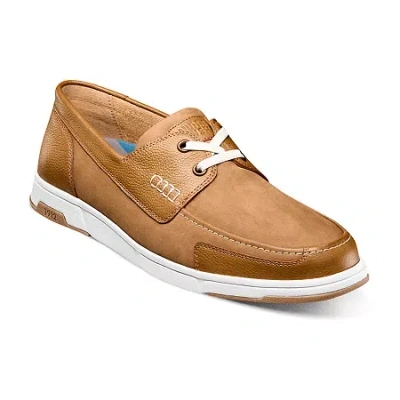 Nunn Bush Luca Boat Mens Moc Closed Toe Slip-on Shoe In Brown