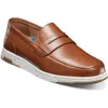 Nunn Bush Luca Moc Toe Penny Loafer In Cognac Multi