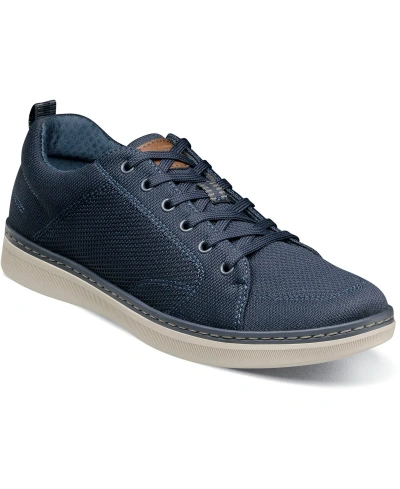 Nunn Bush Men's Aspire Knit Lace To Toe Oxford Shoes In Navy