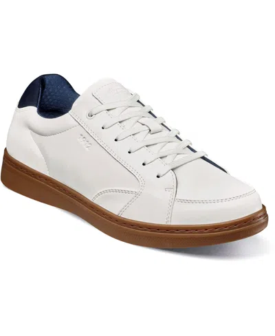 Nunn Bush Men's Aspire Lace-up T-toe Sneaker In White