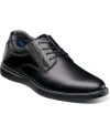 Nunn Bush Men's Bay Ridge Plain Toe Lightweight Oxford In Black