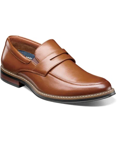 Nunn Bush Men's Carmelo Moc Toe Penny Loafers In Cognac