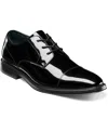 Nunn Bush Men's Centro Formal Flex Plain Toe Oxford Shoes In Black Patent