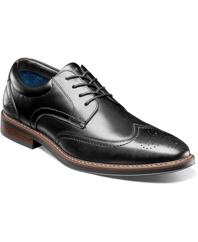 Nunn Bush Men's Centro Flex Wingtip Oxfords In Black