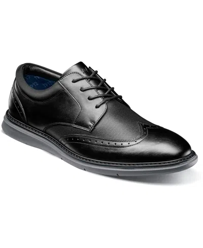 Nunn Bush Men's Chase Wingtip Oxfords In Black
