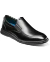 Nunn Bush Men's Chase Work Moc Toe Slip On Loafers In Black