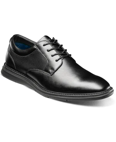 Nunn Bush Men's Chase Work Plain Toe Oxfords In Black