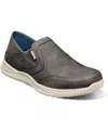 Nunn Bush Men's Conway Ez Moc Toe Slip On Shoes In Charcoal
