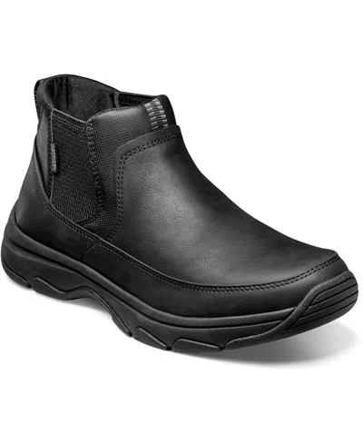 Nunn Bush Men's Excavate Moc Toe Chelsea Boot In Black