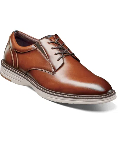 Nunn Bush Men's Gates Plain Toe Oxfords In Brown